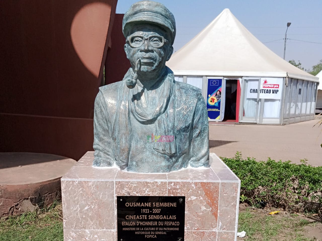 FESPACO 2023 : une statue en hommage à Ousmane Sembène dévoilée